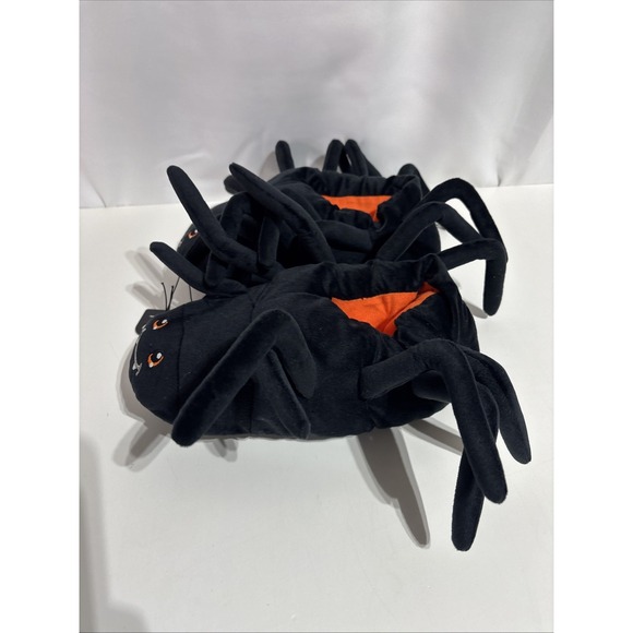 Celebrate Halloween Spider Adult Slippers Size L - Picture 5 of 8